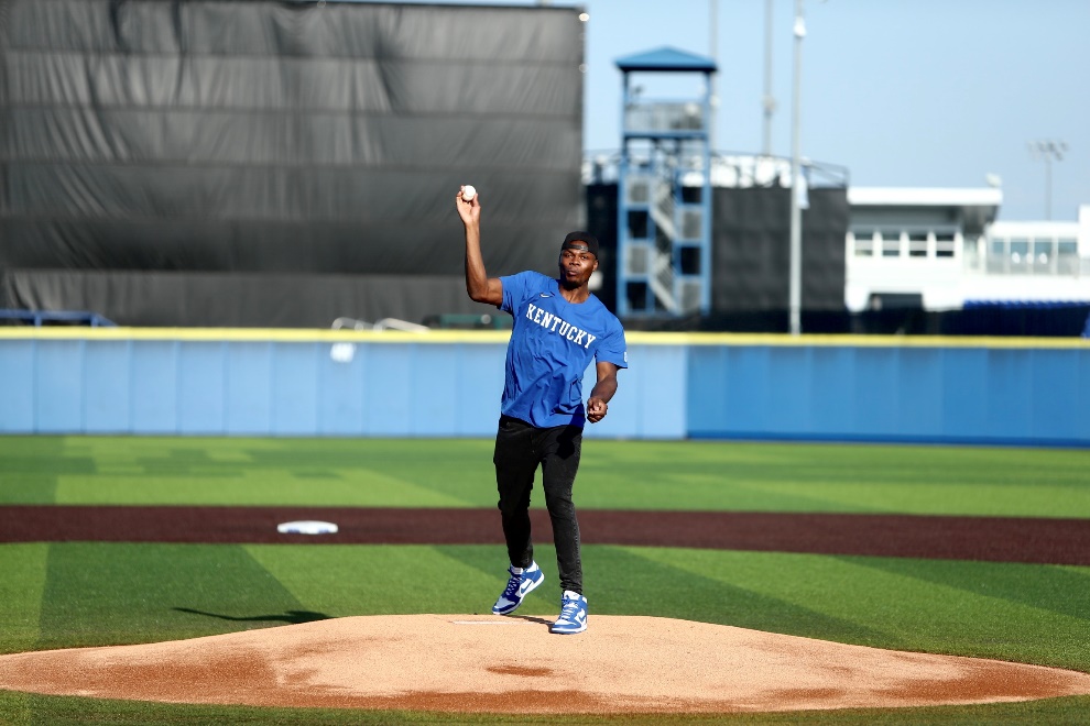 Jacobs Throws Out First Pitch at Vanderbilt Baseball Game