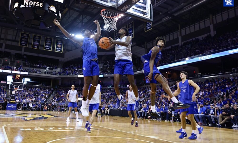 Watch Highlights of the Kentucky Basketball BlueWhite Game Go Big