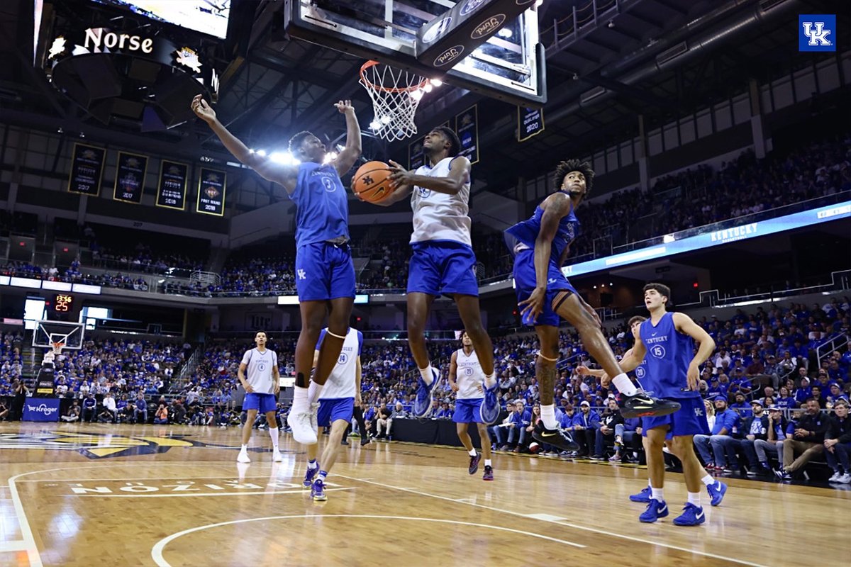 Watch Highlights of the Kentucky Basketball BlueWhite Game Go Big