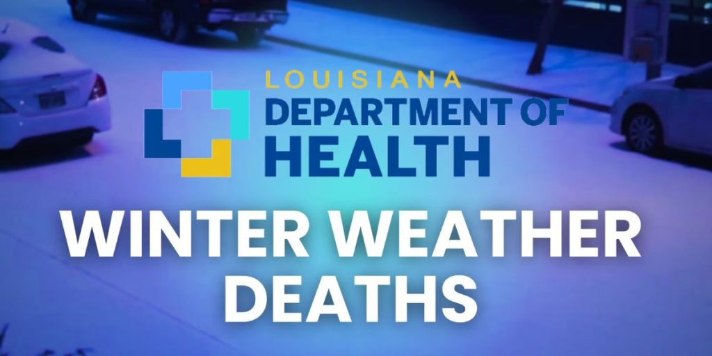 LDH Confirms Fatalities as Winter Weather Hits Pointe Coupee and Orleans Parishes