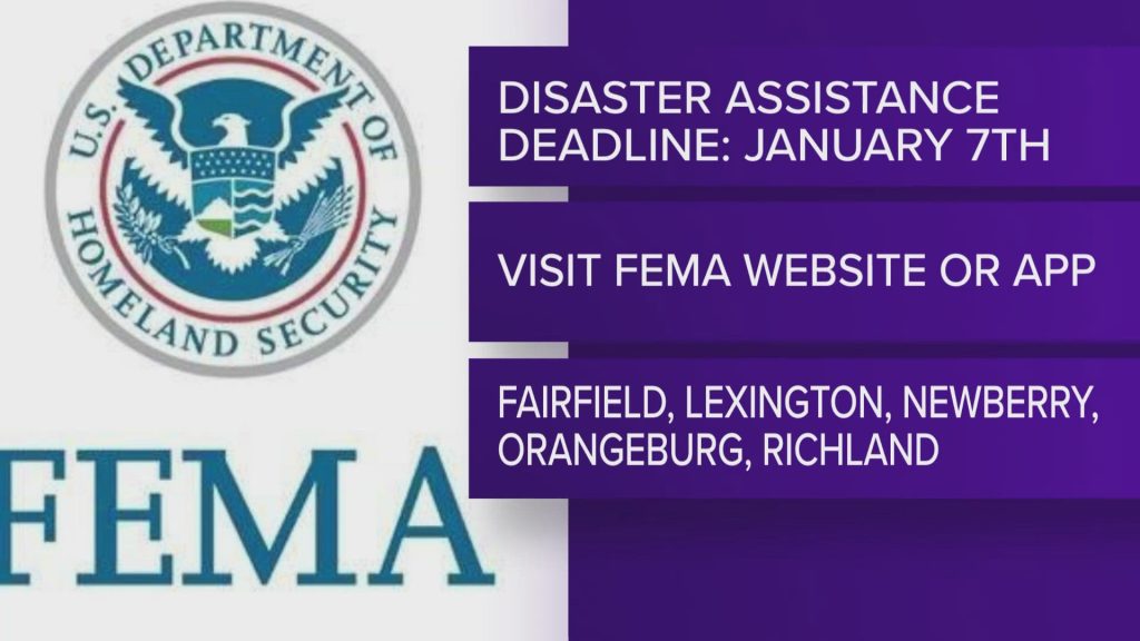 Tuesday Deadline for FEMA Aid Applications for Hurricane Helene Victims in South Carolina