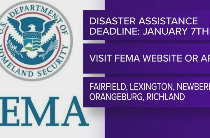 Tuesday Deadline for FEMA Aid Applications for Hurricane Helene Victims in South Carolina