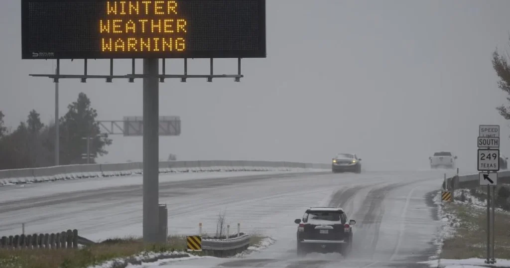 Snowstorm Fallout: Georgia Highways Face Ice Risks as Nighttime Temperatures Drop