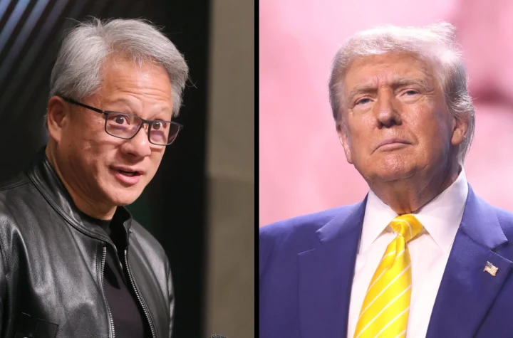 Nvidia CEO Not Invited to Mar-a-Lago Yet, But Would Be 'Delighted' to Meet Trump, Says Huang