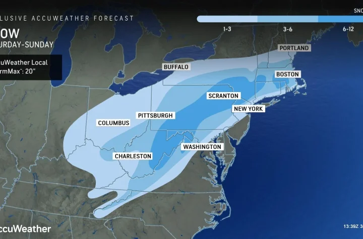 he Largest 24-Hour Snow Totals in Each New England State