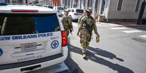 French Quarter Security Steps Up with Military and Police Forces Ahead of Super Bowl Weekend