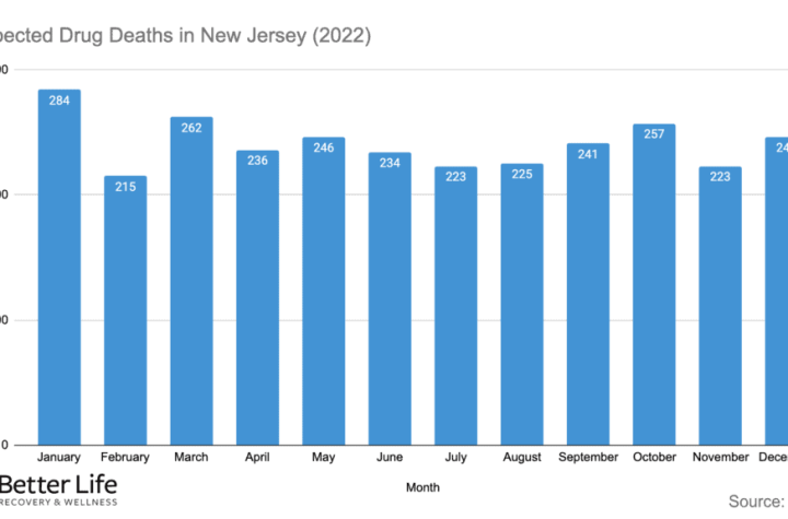 The Declining Death Toll from Drug Overdoses in New Jersey in 2024