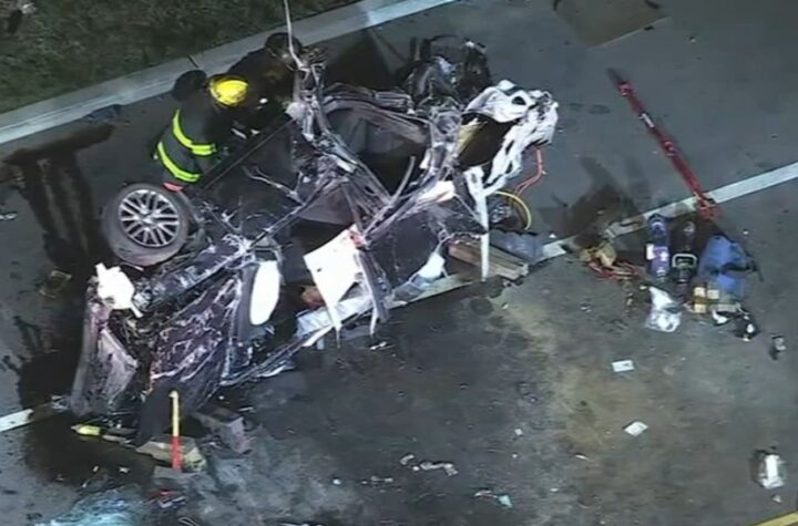 2 Brothers Dead, 2 Critically Injured After Car Falls 30 Feet From I-95 in Philly