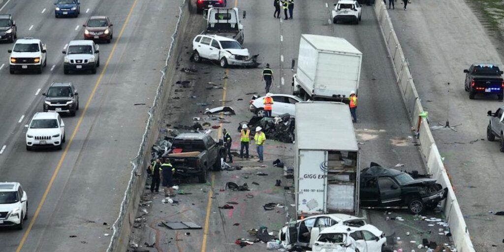5 Dead, 11 Injured in Massive 17-vehicle Crash on I-35 in Austin; Driver Arrested
