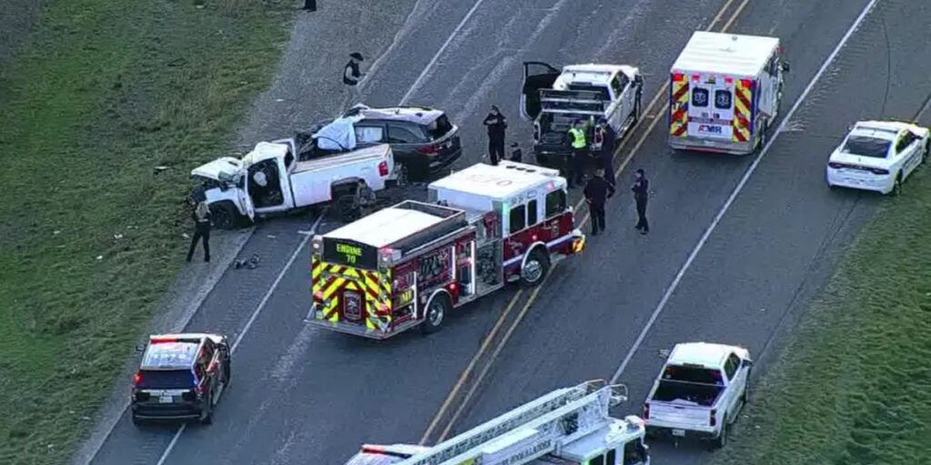 Father and Two Toddlers Among Four Dead in Fiery Head-on Collision in Southeast Georgia