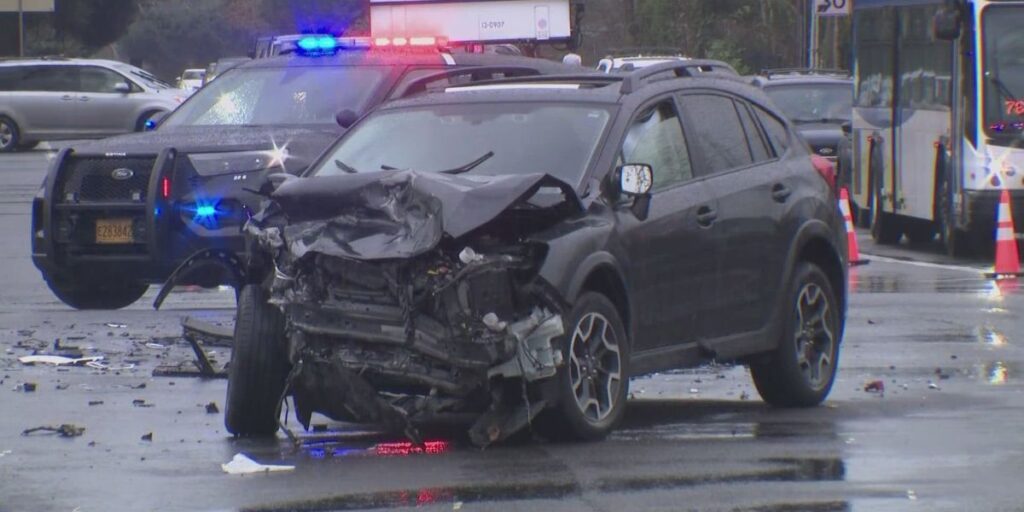 One Person Critically Injured in Head-on Collision Near Washington Square Mall in Tigard