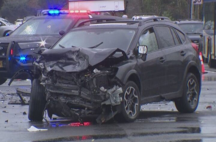 One Person Critically Injured in Head-on Collision Near Washington Square Mall in Tigard