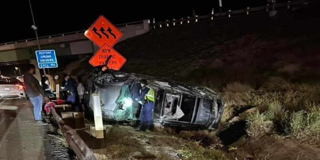 SUV Rolls Multiple Times on 15 Freeway, Killing Two Men in Late-night Crash