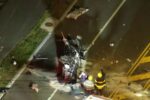 Two Killed, Two Injured After Car Slams Into Barrier and Drops Off I-95 in Philadelphia