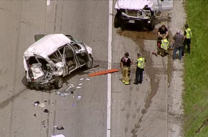 9 Hospitalized, 2 Critical After Multi-vehicle Crash Shuts Down I-35 Near Denton