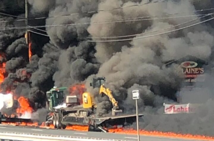 Driver Saved From Burning Vehicle After Crash on Berlin Turnpike in Wethersfield, Authorities Say