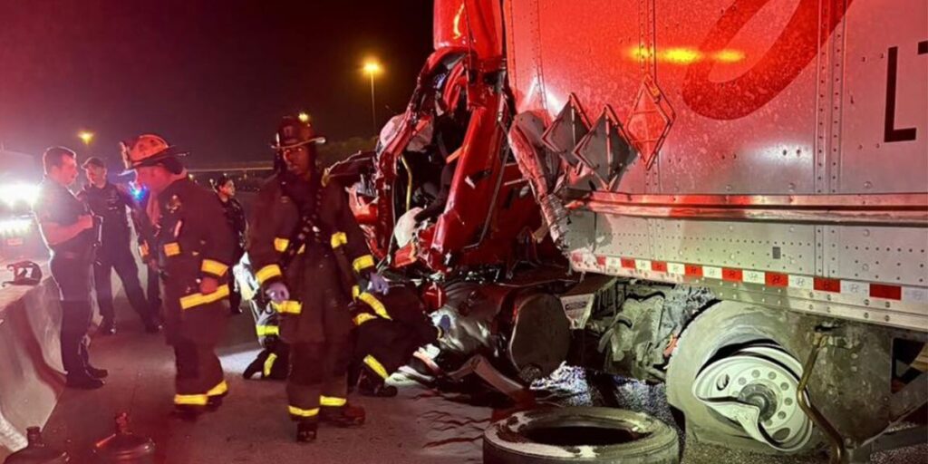 Semi Driver Killed in Fiery Crash on Florida’s Turnpike in St. Lucie County