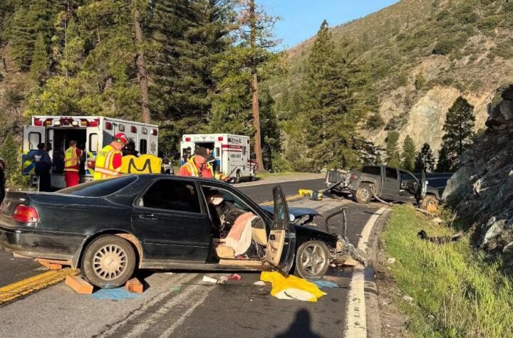 Three Injured in Head-on Collision on Highway 70 in Feather River Canyon