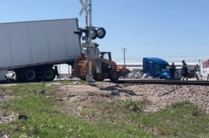 Train Slices Semi in Half Near Saginaw, Scattering Beer Cans Across Tracks on National Beer Day