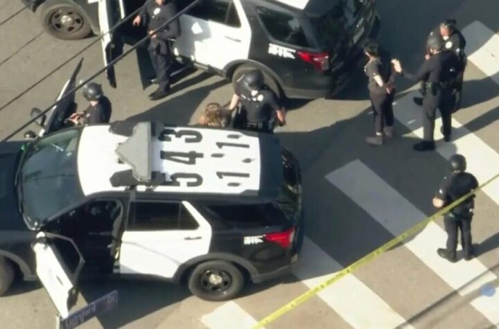 Woman Shot by LAPD After Firing at Fleeing Suspects From I-134 Crash, Police Say