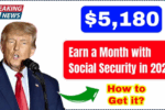 How to Get $5,180 Monthly from Social Security in 2025