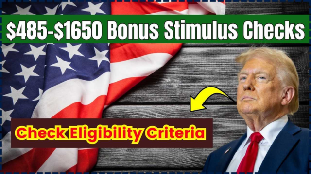 New Stimulus Payments Ranging from $485 to $1,650 — Are You on the List?