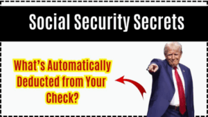 Social Security Deductions: What’s Taken from Your Check Automatically?