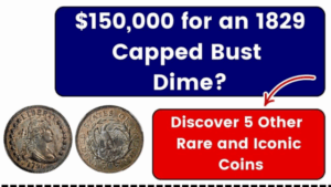Sold for $150K! The 1829 Capped Bust Dime and 5 Other Rare Coins Worth a Fortune