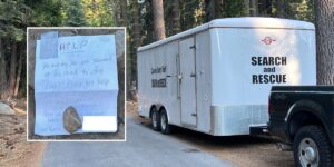 A Mother’s Notes Save Lives: Rescue of Mom and Son in Remote California
