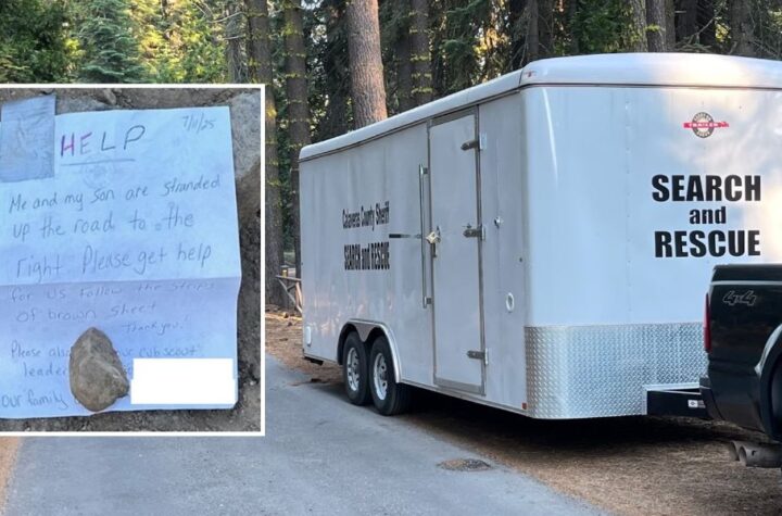A Mother’s Notes Save Lives: Rescue of Mom and Son in Remote California