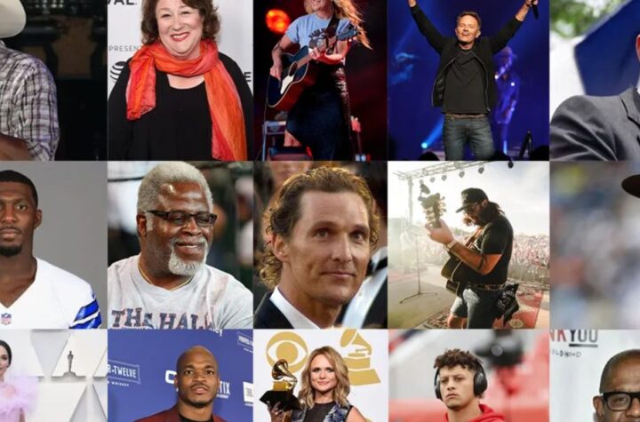 Famous People from Texas Celebrities and Icons Born in the Lone Star State