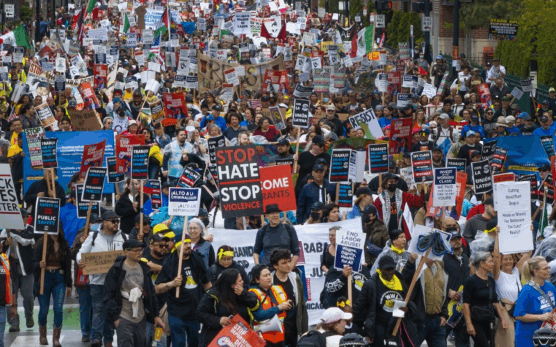 Mass Protests Planned for Labor Day to Oppose Trump’s Policies Nationwide