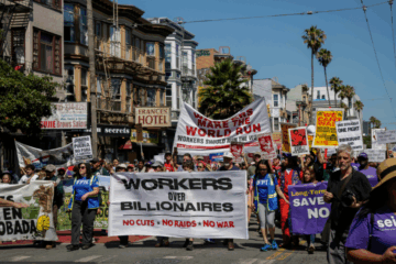 Thousands Protest Trump and Billionaires Across US on Labor Day in Massive Nationwide Movement